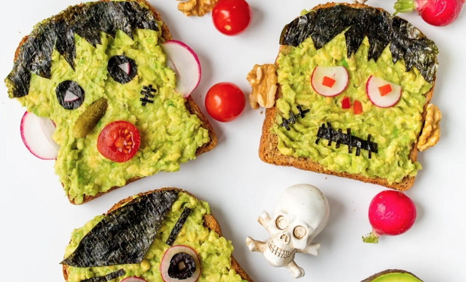 Halloween Avocado Toast