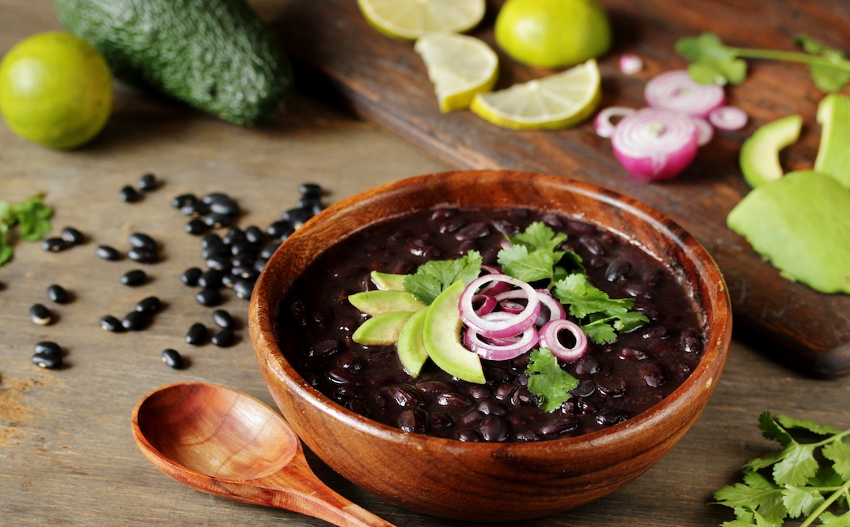 Burrito Bowl Black Bean Soup